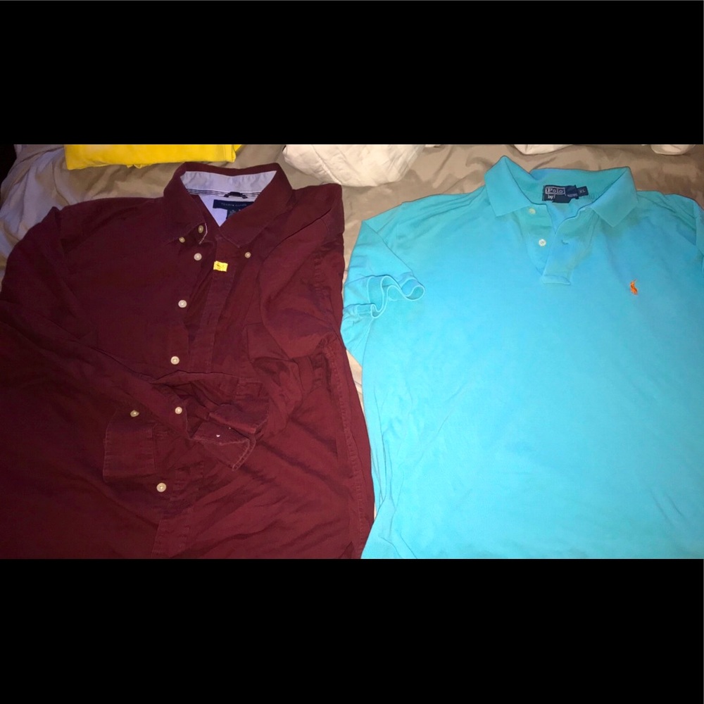 2 XL Shirts- Tommy Hilfiger, Polo Ralph Lauren